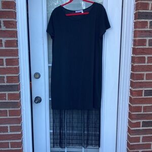 Black Dress w/Fringe on back!